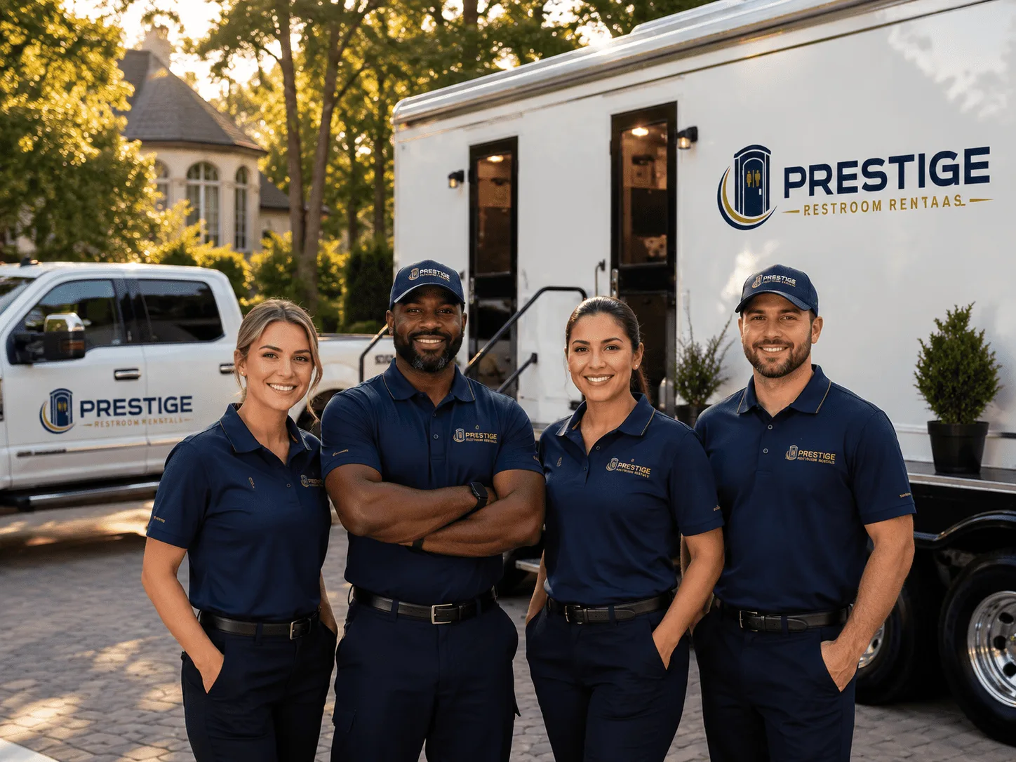 Trusted Luxury Portable Restrooms company in Abercrombie, ND